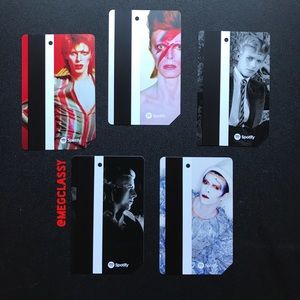 SOLD OUT DAVID BOWIE METRO CARDS, FULL FARES
